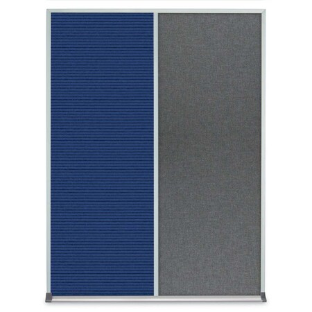 United Visual Products Single Door Radius Corkboard, 36"X36", S UV8002-SATIN-SURF
